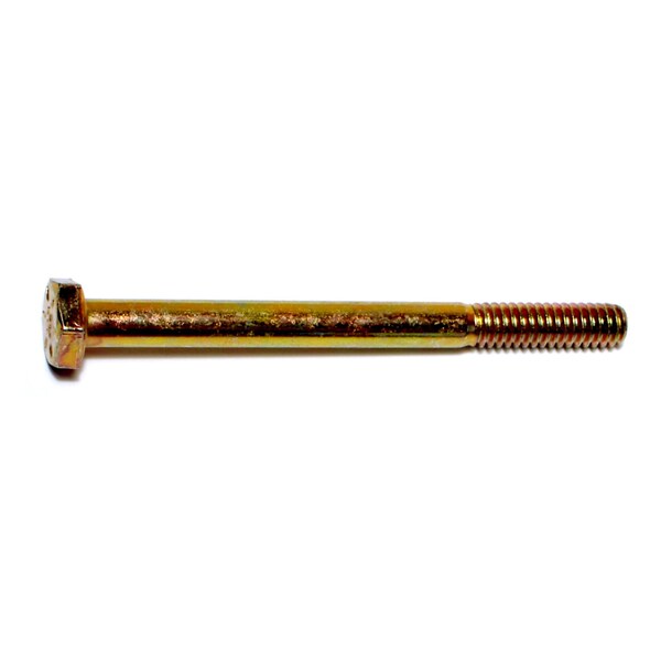 Midwest Fastener Grade 8, 1/4"-20 Hex Head Cap Screw, Zinc Yellow Steel, 3 in L, 50 PK 00670 - main
